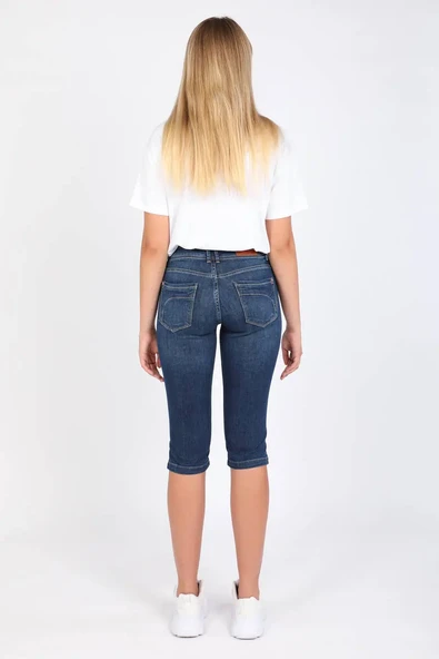 Banny Jeans Bw Kadın Jean Kapri - Resim 12