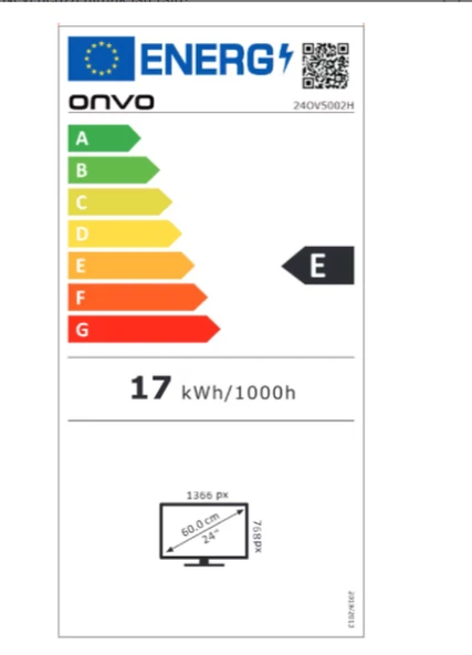 Onvo 24ov5002h 24 60 Uydu Alıcılı Hd Ready LED TV 12 Volt
