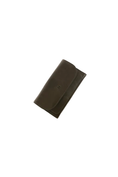 Kadın Hakiki Deri Büyük Cüzdan Kapaklı Çıtçıtlı RFID Korumalı Charlotte Haki ürün görseli 1