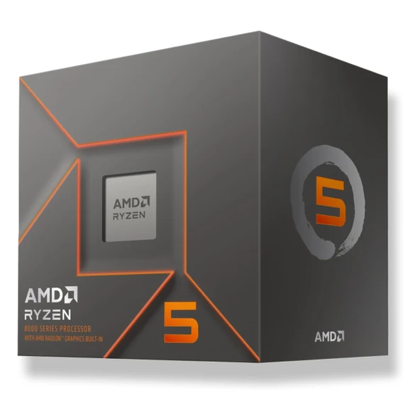 AMD Ryzen 5 8400F 6C 4.2GHz 16MB AM5 Kutulu Fanlı İşlemci ürün görseli 1