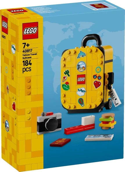 LEGO 40817 Yellow Travel Suitcase ürün görseli 1