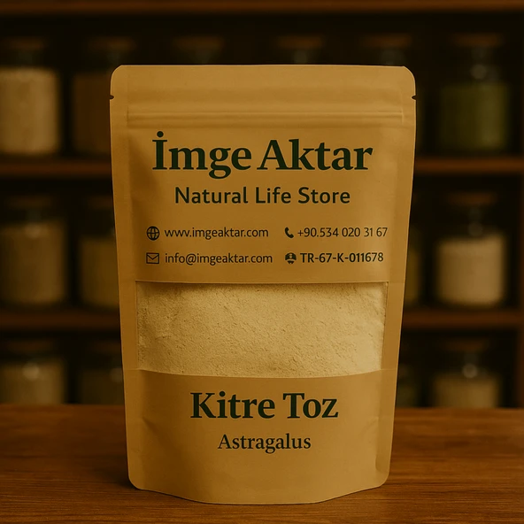 Doğal Kitre Tozu (Geven Zamkı) - Ebru ve Kıvam Verici 50g ürün görseli 1