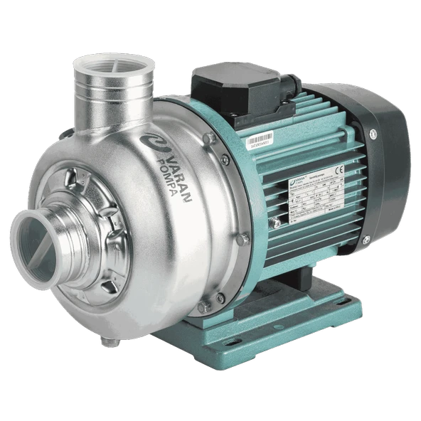 Varan DWB 300/1.5T Tek Kademe Paslanmaz Santrifüj Pompa 2 HP / 1.5 kW, Trifaze 380 V (AISI 316) ürün görseli 1
