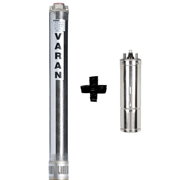 Varan 4SD 4/40 (MOTORLU) Paslanmaz 4" Derin Kuyu Pompası 5.5 HP / 4 kW, Trifaze 380 V, 300 Mss ürün görseli 1