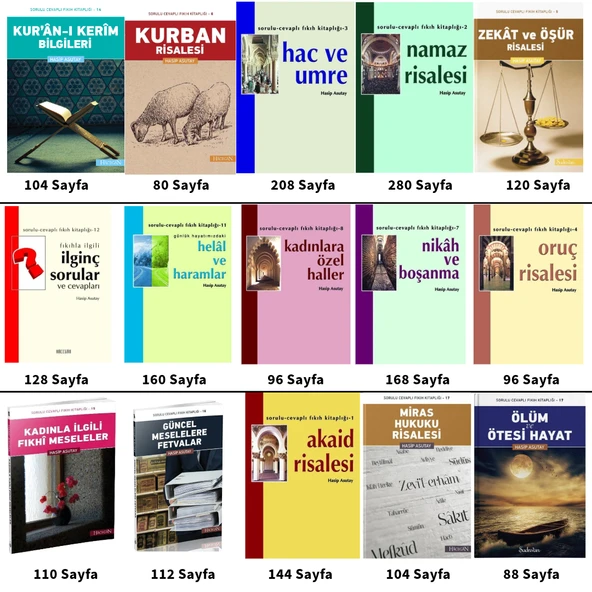 Sorulu Cevaplı Fıkıh Kitap Seti - 15 Kitap ürün görseli 1