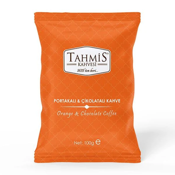 Tahmis Tek Paket Portakallı Çikolatalı Türk Kahvesi 100 Gr ürün görseli 1