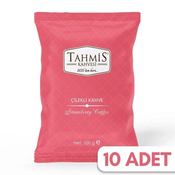 Tahmis Çilekli Kahve 100 Gr 10'lu Paket ürün görseli 1