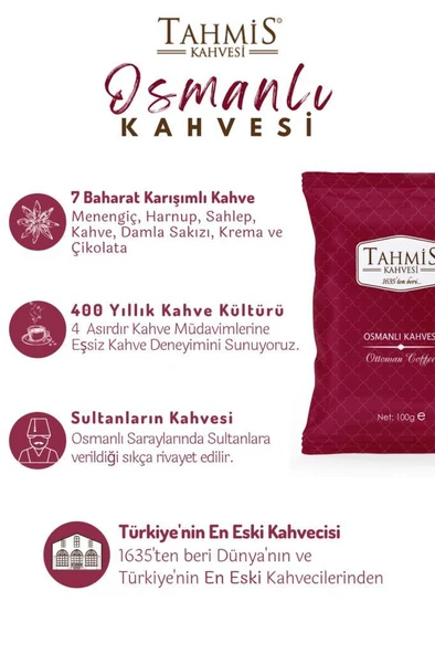 Tahmis 10'lu Osmanlı Kahvesi 100 Gr - Resim 2