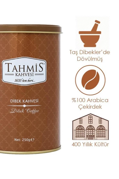 Tahmis Sade Dibek Kahvesi 250 Gr - Resim 4