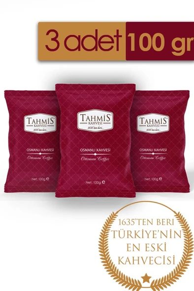Tahmis Osmanlı Kahvesi 100 Gr 3'lü Paket ürün görseli 1