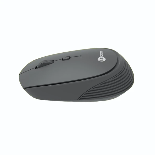Lenovo Lecoo WS202 Kablosuz Mouse Gri - Resim 2