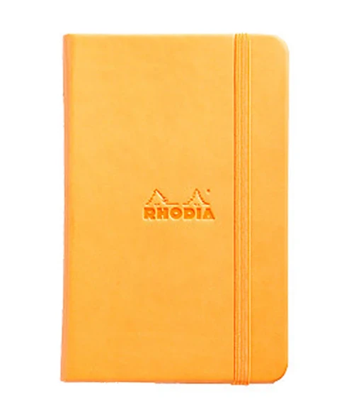 Rhodia Webnotebook 9x14cm 96yp Çizgili Sert Kapak Ciltli Not Defteri Turuncu / 118068 ürün görseli 1