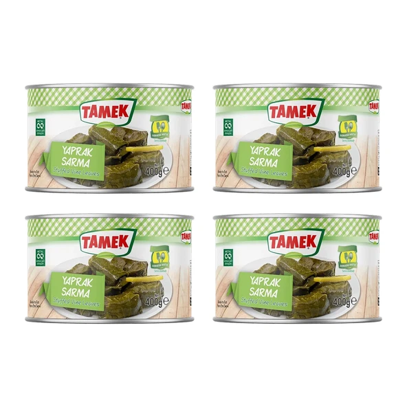 Tamek Yaprak Sarma 400 gr x 4 Adet ürün görseli 1