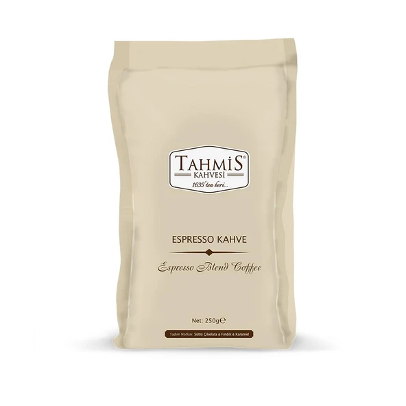 Tahmis Espresso Blend Çekirdek Kahve 250 Gr ürün görseli 1