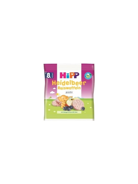 Hipp Organik Pirinçli Yabanmersinli Bebek Gofreti 30 Gr. ürün görseli 1