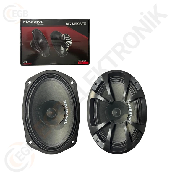 MASSİVE MS-M696FX 300W MİDRANGE OVAL ÇİFT - Resim 3