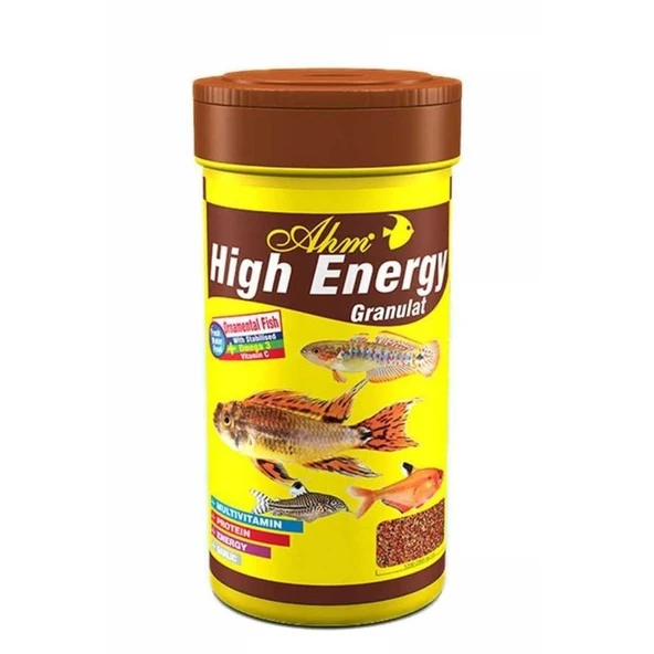 Ahm High Energy Granulat Balık Yemi 250 ML ürün görseli 1