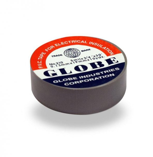 Globe Elektrik İzole Bandı Gri 19mm  ( 1 Adet ) ürün görseli 1