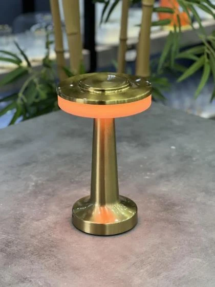 Acar Dekoratif Gold Metal Masa Lambası - 20 cm ACR-491 ürün görseli 1