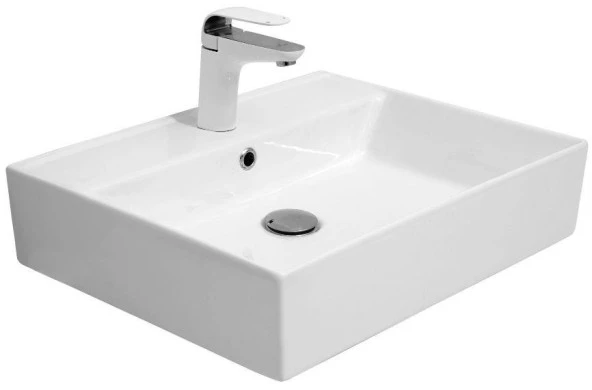 ALVİT 38*50 Tezgah Üstü Setüstü Lavabo 38*50 Cm ürün görseli 1