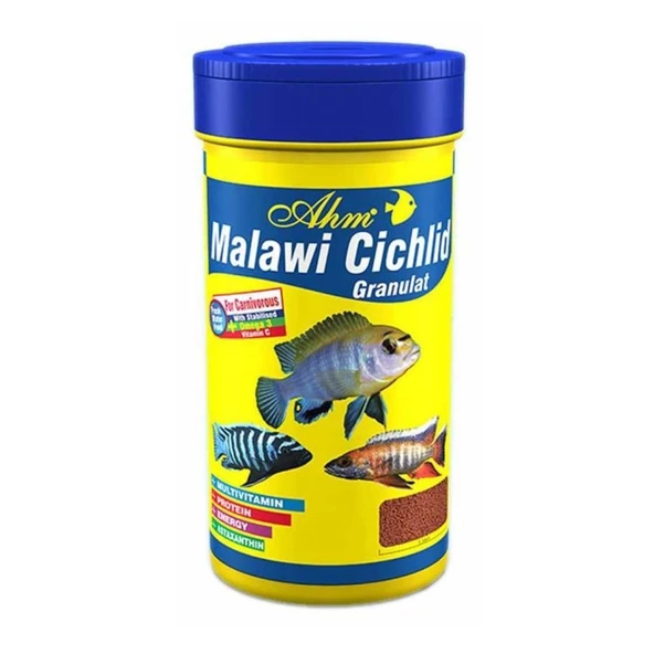 Ahm Malawi Cichlid Granulat Balık Yemi 250 ML ürün görseli 1