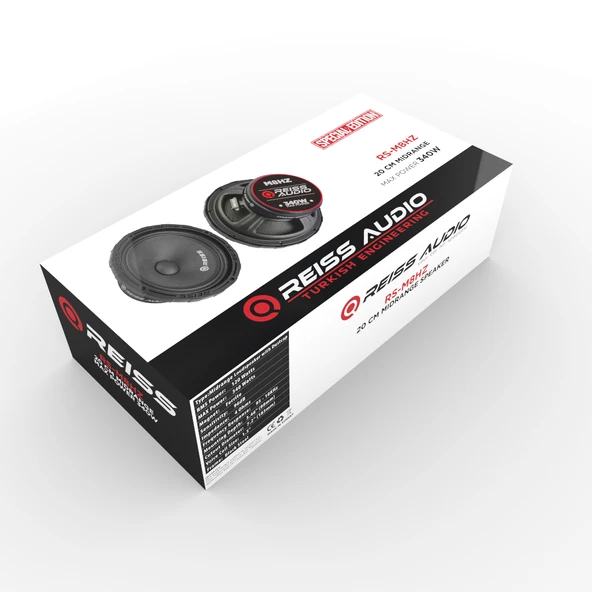 Reiss Audio RS-M8HZ 20CM Oto Midrange - Resim 3
