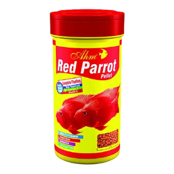 Ahm Red Parrot Pellet Balık Yemi 250 Ml ürün görseli 1