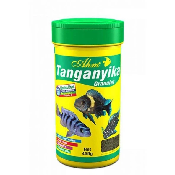 Ahm Tanganyika Green Granulat Balık Yemi 1000 ml ürün görseli 1