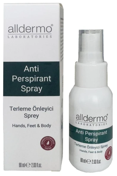 alldermo El-Ayak-Vücut Ter Önleyici Sprey 60ml ürün görseli 1