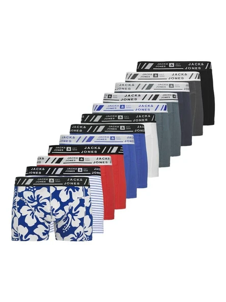 Jack Jones Hawaıı Style 12 Li Paket Erkek Boxer 12277826 ürün görseli 1