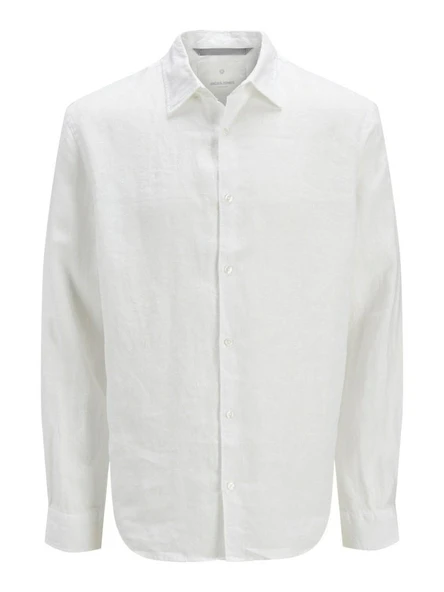 Jack Jones Blalawrence Relax Fit Keten Erkek Gömlek 12273907 ürün görseli 1
