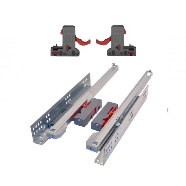 Samet Smart Slide Bas Aç Kısmi Açılım Ray 450mm ürün görseli 1