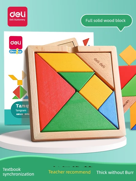 PTTAVM: Tangram Seti - Büyük Boy Plastik + Geometrik Şekil Öğrenme