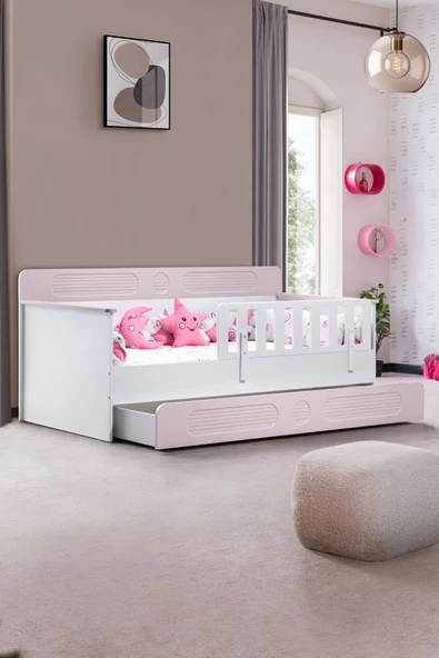 Yavrulu Karyola, Flora Yavrulu Montessori Karyola - Pembe ürün görseli 1