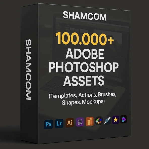 100.000+ Adobe Photoshop Içeriği – Shamcom’dan Dev Bir Tasarım Arşivi ürün görseli 1