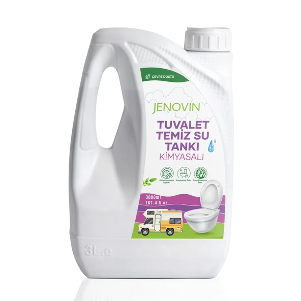 Jenovin Karavan Tekne Yat Temiz Su Tankı Ve Kasetli Tuvalet Kimyasalı 3 L  Koku Ve Kireç Giderici ürün görseli 1