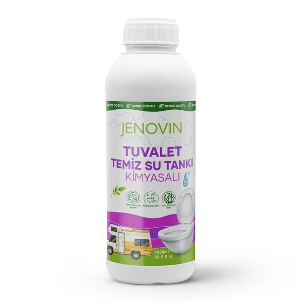 Jenovin Karavan Tekne Yat Temiz Su Tankı Ve Kasetli Tuvalet Kimyasalı 1 L  Koku Ve Kireç Giderici ürün görseli 1