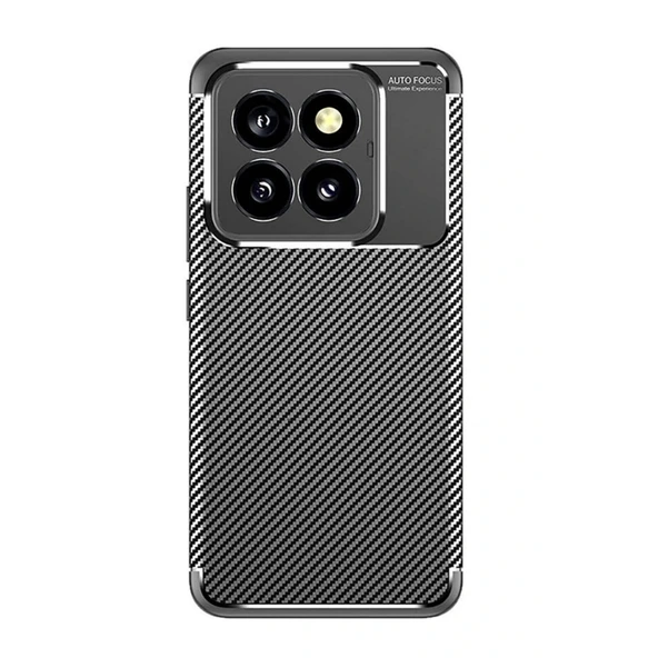 Gpack Xiaomi 14T Pro uyumlu Kılıf Negro Karbon Görünümlü Silikon ürün görseli 1