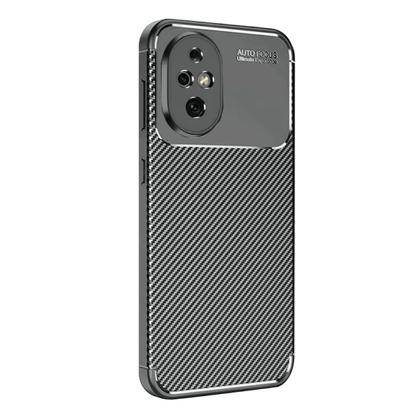 Gpack Honor 200 uyumlu Kılıf Negro Karbon Görünümlü Silikon ürün görseli 1