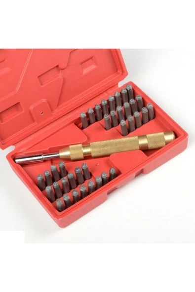 Partner Pt03047 38 Parça 3 Mm Çelik Harf Ve Rakam Panç Seti ürün görseli 1