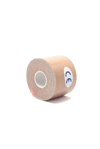 KINESIO TEX Ağrı Bandı - Kinesio Bant - Sporcu Bandı - Ağrı Bandı 5cm X 5m Ten ürün görseli 1