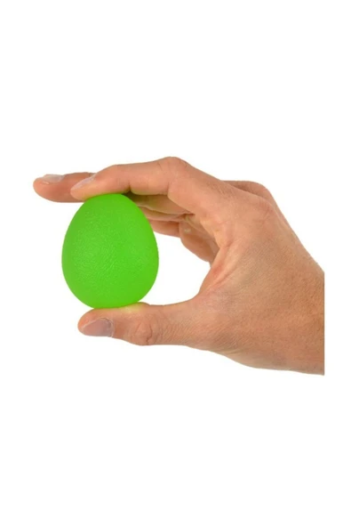 EPİCSA Squeeze Egg - Silikon El Egzersiz Topu Yeşil - Sert Direnç ürün görseli 1