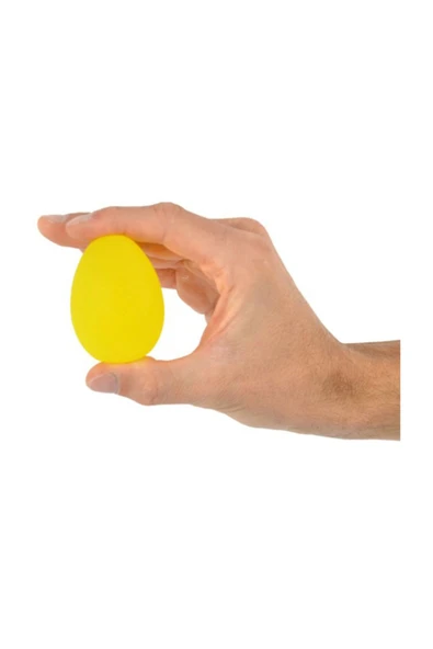 MOVES Squeeze Ball Silikon El Egzersiz Topu Sarı Hafif ürün görseli 1