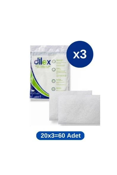DİLEX Vücut Temizleme Lifi 20li 3 Paket ürün görseli 1