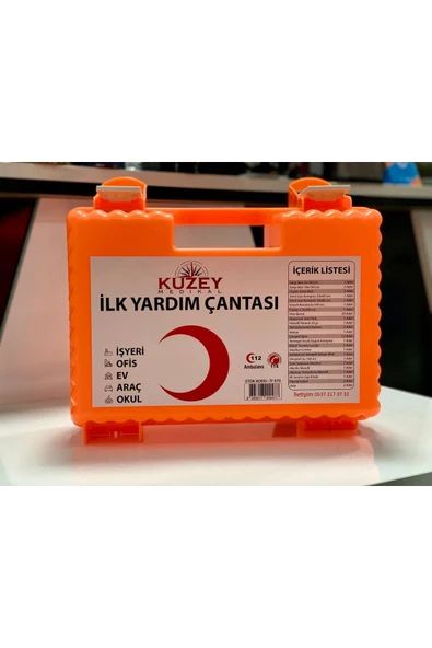 KUZEY MEDİKAL Ilk Yardım Çantası Ecza Dolabı ürün görseli 1