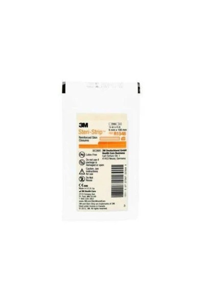 3M Steri-strip Dikiş Bandı 6mm X 100mm R1546 100 Poşet ürün görseli 1