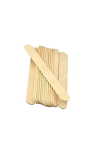 LOOKER Geniş Tahta Ağda Spatulası 1 Paket ürün görseli 1