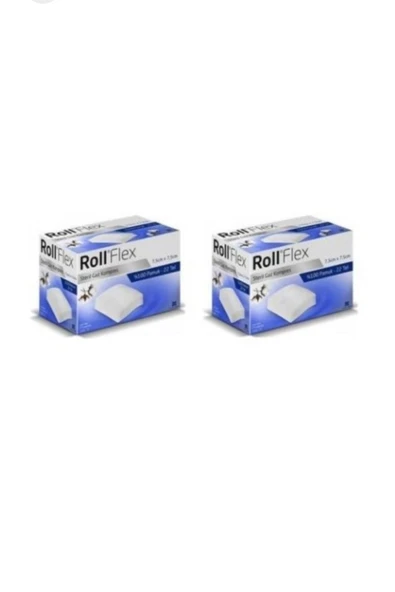 ROLL Flex Steril Gaz Kompres 100 Lü 22 Tel (2 Paket) 7.5 Cm X 7.5 Cm ürün görseli 1