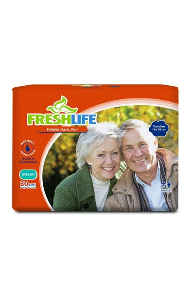 FRESHLİFE 4'lü Medium Yetişkin Hasta Bezi 30x4 (120 ADET) ürün görseli 1