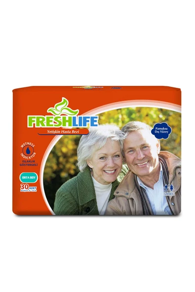 FRESHLİFE 4'lü Medium Yetişkin Belbantlı Hasta Bezi 30x4 (120 ADET) ürün görseli 1